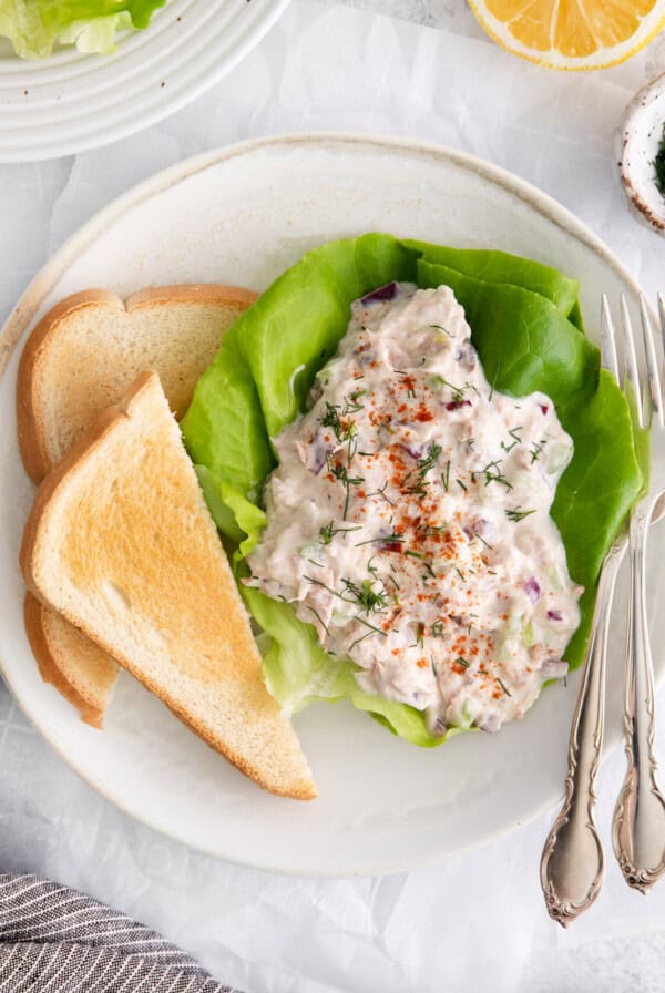 Healthy tuna salad.