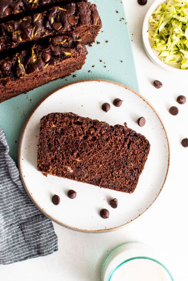 Chocolate zucchini bread.