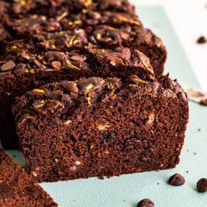 Chocolate zucchini bread.