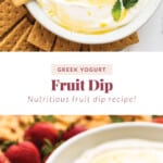 Fruit dip.