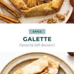 apple galette pin.