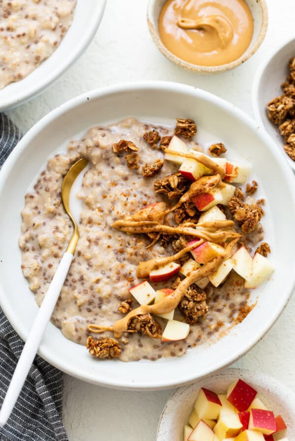 Apple cinnamon oatmeal.