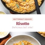 Butternut squash risotto