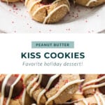 Peanut butter kiss cookies.