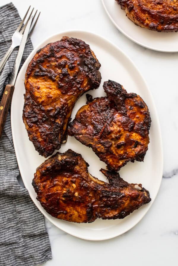 Air fryer pork chops.