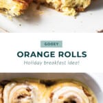 Orange rolls.