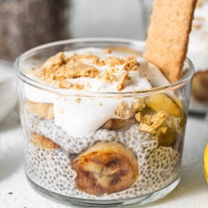 Banana cream pie chia seed pudding.