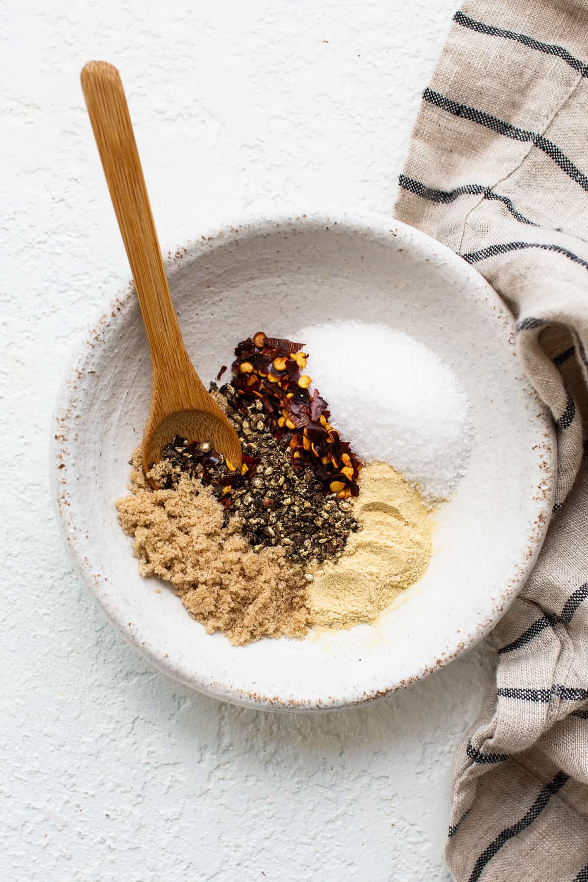 Steak seasoning ingredients in a bowl.