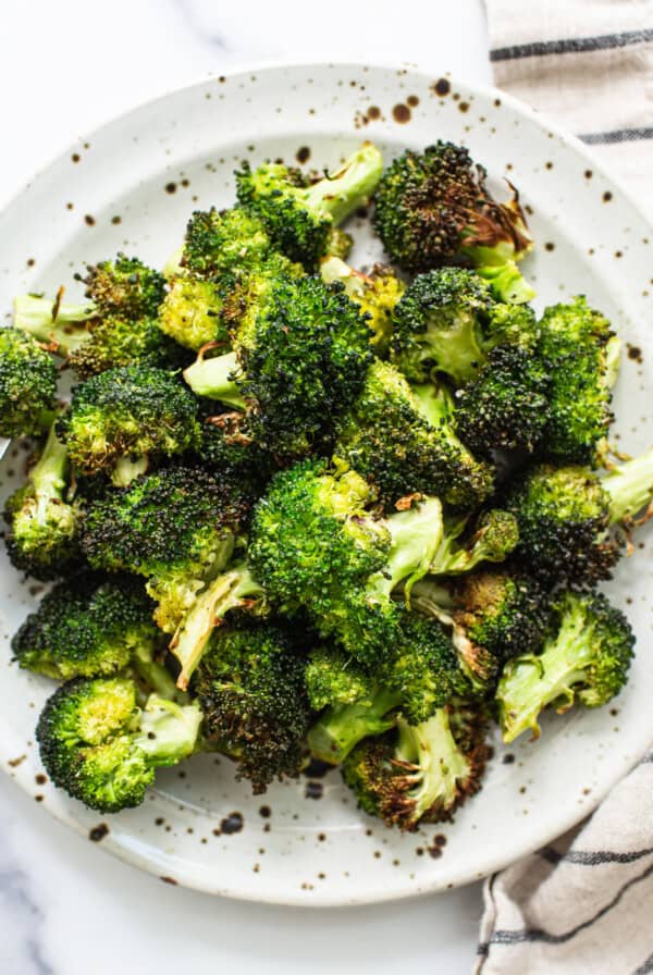 Air fryer broccoli.