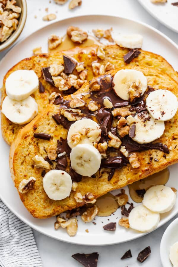 Air fryer chunky monkey french toast.