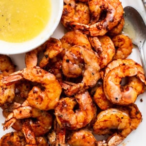 Broiled shrimp.