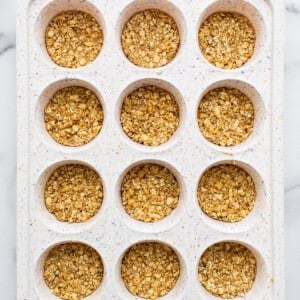 oatmeal layer in bowl.