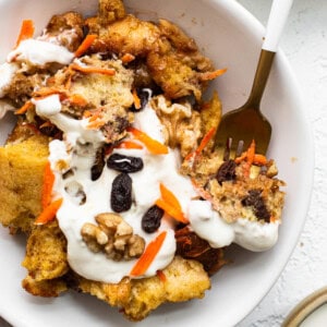 casserole in bowl.