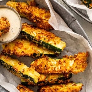 air fryer zucchini fries.