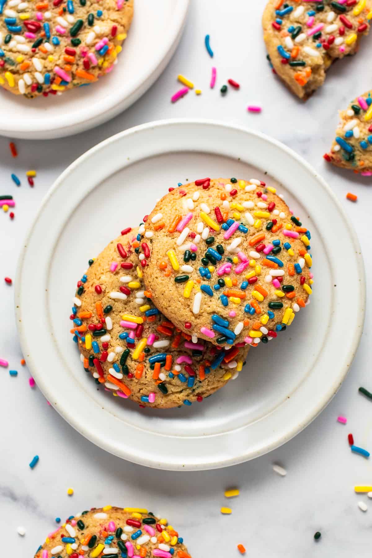 cookies on plate.