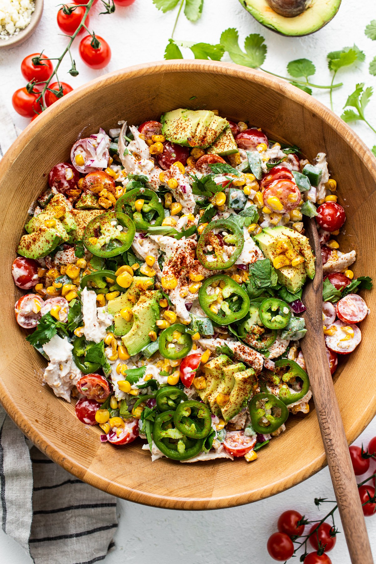 street corn chicken salad.