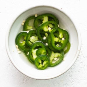 jalapenos in bowl.