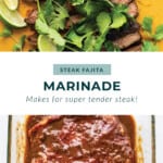 Steak fajita marinade.